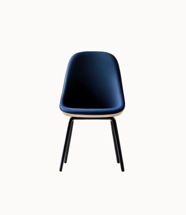 Modernedge navy shell chair